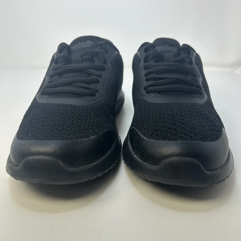 TredSafe 'Callie' Women's Slip Resistant Shoes Size 9.5 Black Lace Up‎ Knitted
